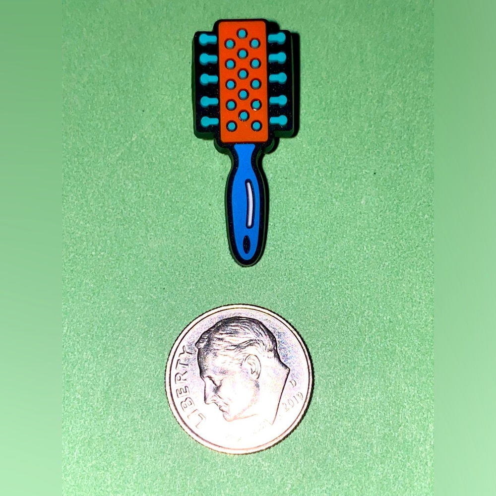 (10 for $15) Brush Beauty Shop Hairdresser Crocs Shoe Charms